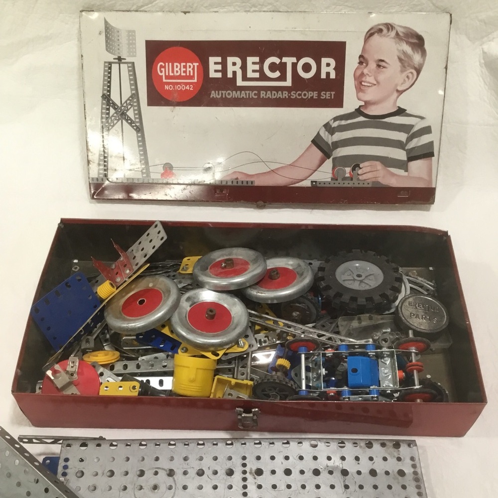 1959 Gilbert Erector 10042 Automatic Radar Scope Set LID DISCONNECTED INCOMPLETE